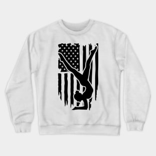 American Flag Gymnastic Shirt Crewneck Sweatshirt